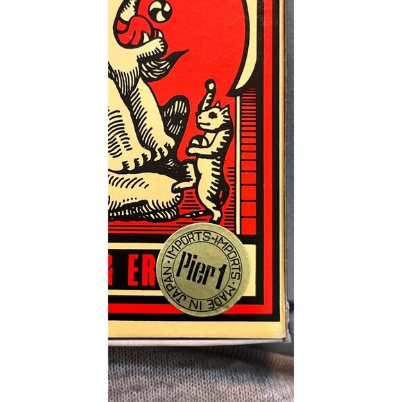 Vtg Safety Matches 12 Pencils & Erasers Box NIB Pier 1 Looks Like Match Sticks - Picture 6 of 7